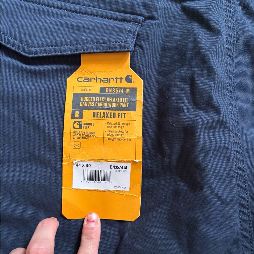 NWT Carhartt Rugged Flex Relaxed Fit Canvas Cargo Work Pant - Picture 8 of 8